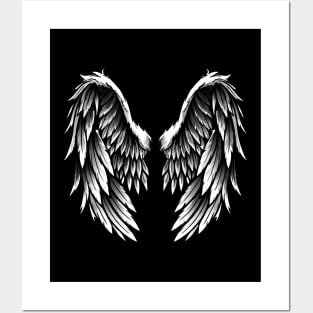 Angel wings Posters and Art